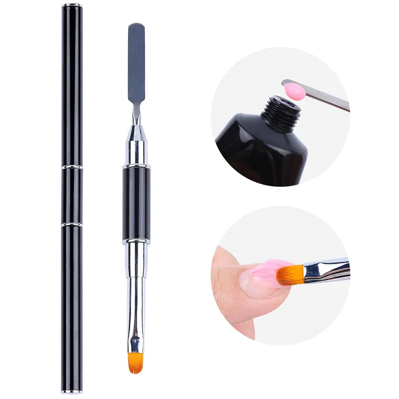 30ml Nail Extension Gel Nail Build Poly Nail Acrylic Gel UV LED Quick Extension of Crystal Model Painless Crystal Gel