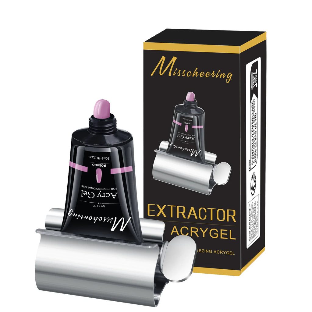 30ml Nail Extension Gel Nail Build Poly Nail Acrylic Gel UV LED Quick Extension of Crystal Model Painless Crystal Gel